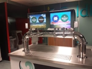 faytech Touch Monitors integrated in Drink Command Beer Tap Station