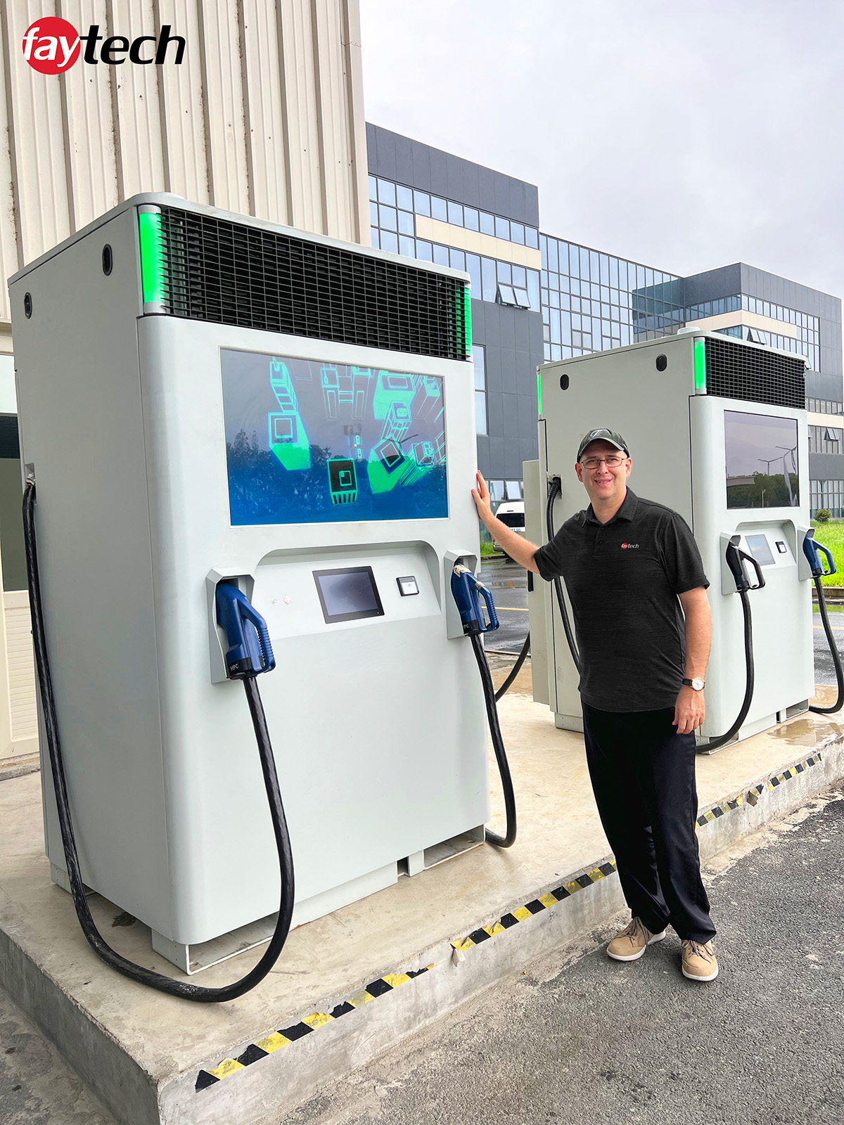 EV-Chargers ICS with faytech screens
