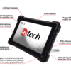 10.1" Industrial Tablet IP65 (N4200) front features