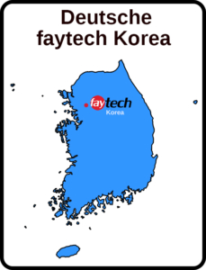 Map of Korea - Deutsche faytech Korea